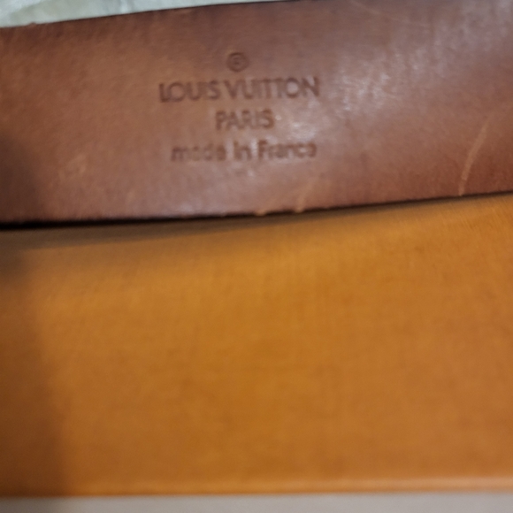 (SOLD)😍Authentic Louis Vuitton damier ebene dress belt - Picture 4 of 5